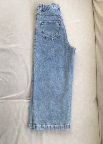 Renkli Baskılı Kız Kot Pantolon - Görsel 3