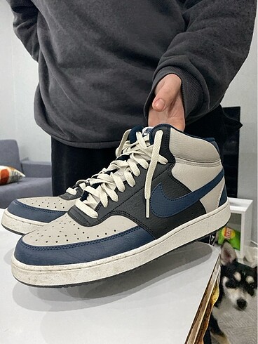 Nike court vision mid next nature erkek ayakkabı