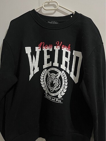 Kadın siyah sweatshirt