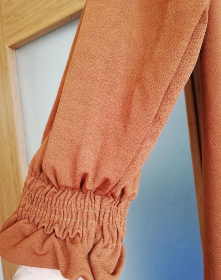 Kahverengi Uzun Kollu Kuşaklı - Görsel 2