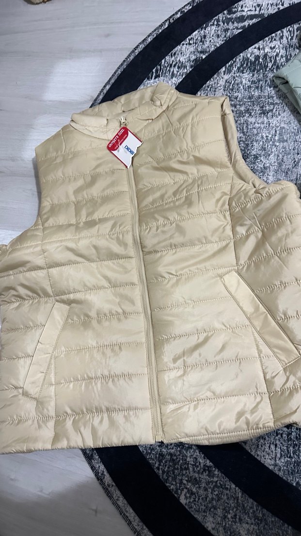 Fermuarlı Kadın Yelek mont - Görsel 2