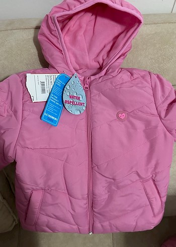 Renkli Baskılı Kapüşonlu Erkek kız Çocuk Mont - Görsel 5