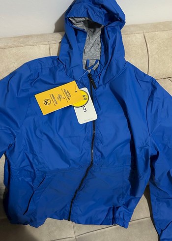 Renkli Baskılı Kapüşonlu Erkek kız Çocuk Mont - Görsel 6