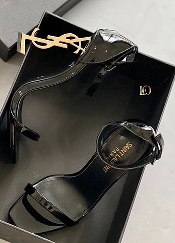YSL TOPUKLU AYAKKABI SİYAH