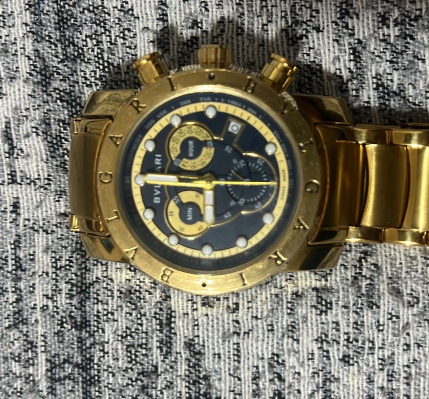 Altın Renk Modern Klasik Erkek Saati - Görsel 5