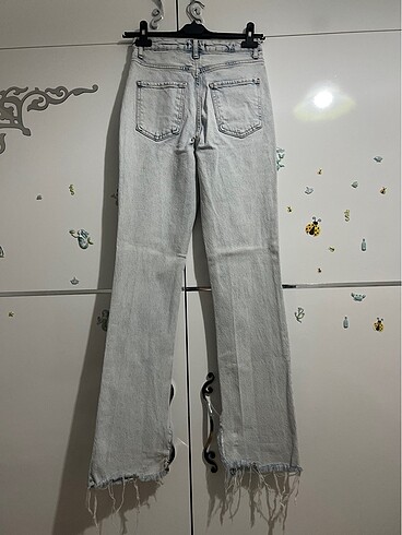 34 Beden mavi Renk Pantolon