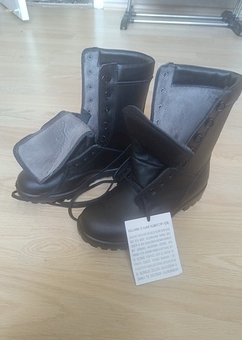 Siyah Minimalist Erkek Kauçuk Botlar - Görsel 3