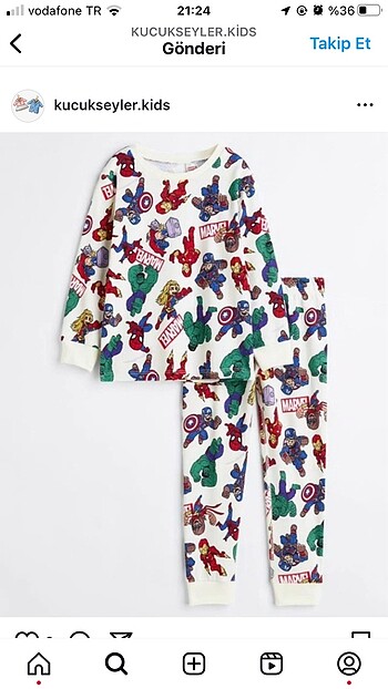 Erkek Çocuk Pijama takım