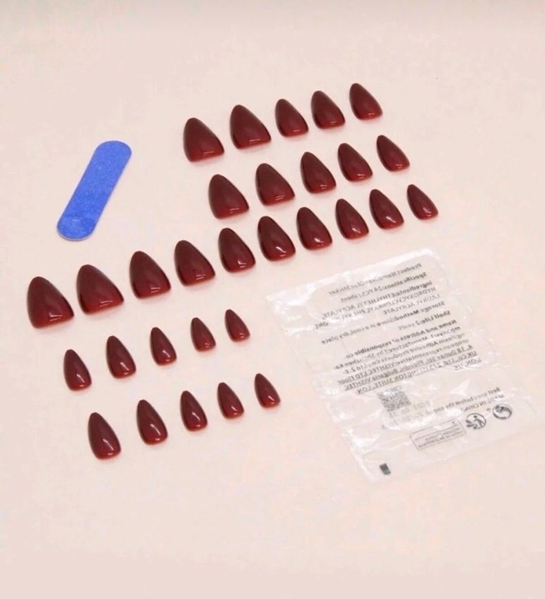 Parlak Bordo Tırnak - Görsel 2