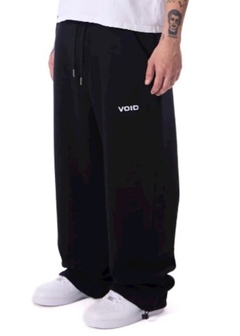 Siyah Rahat Kesim Kadın Eşofman Altı - Görsel 2