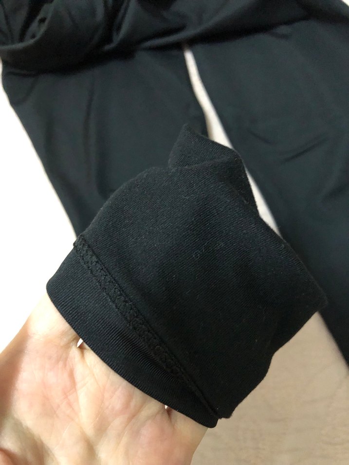 Siyah Spor Midi Tayt korse etkili - Görsel 2