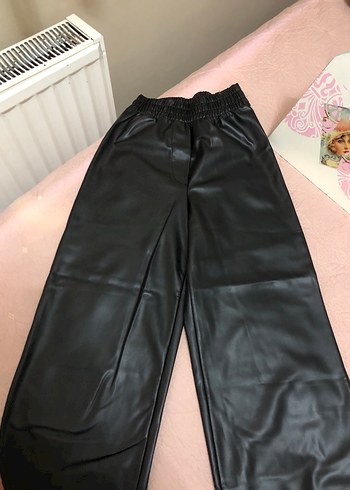 Beli lastikli deri Pantolon - Görsel 3