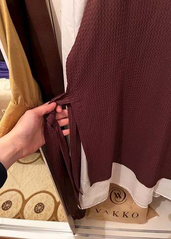 Kahverengi Tesettür takım - Görsel 4