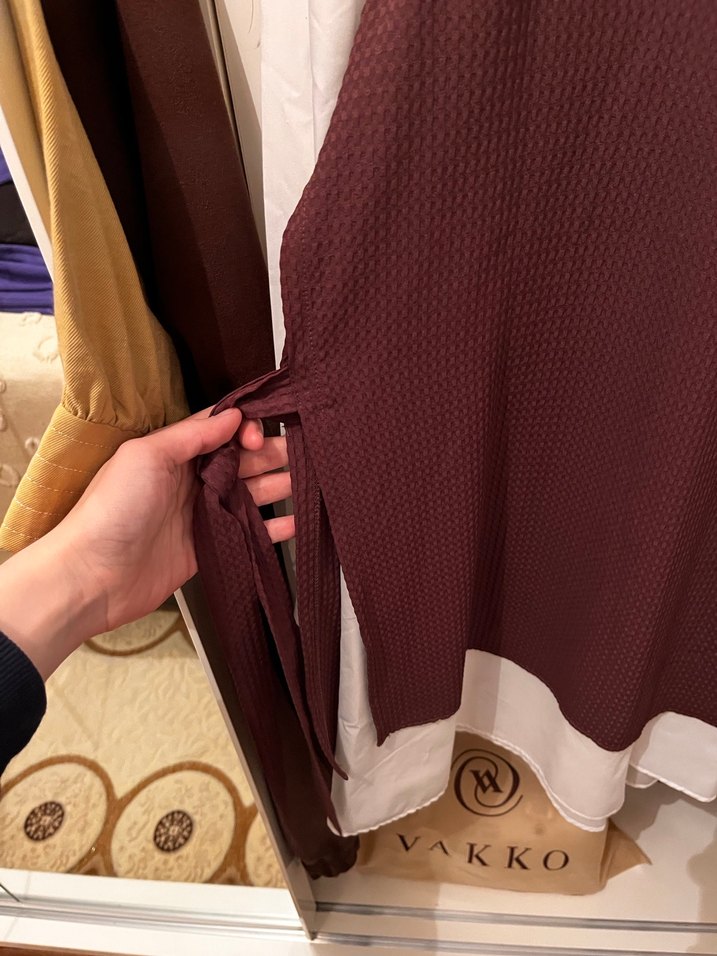 Kahverengi Tesettür takım - Görsel 4