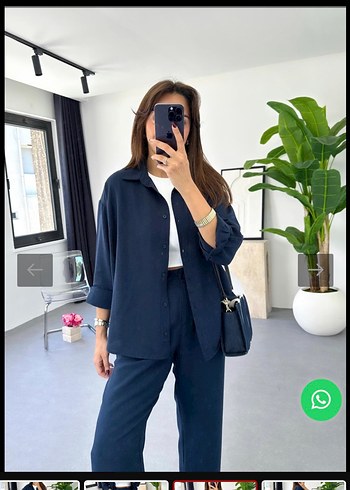 Lacivert keten takım - Görsel 4