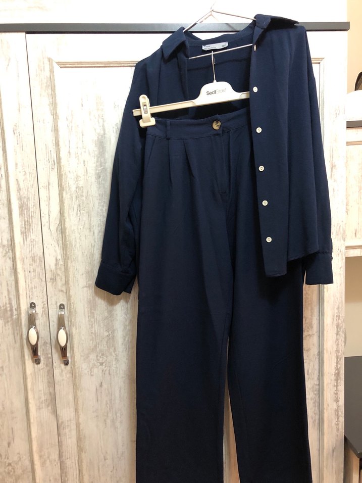 Lacivert keten takım - Görsel 2