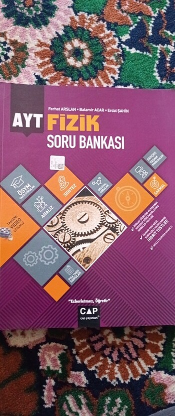 Çap yayınları ayt fizik soru Bankası 