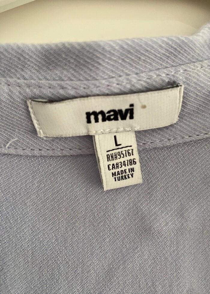 Bol mavi gomlek - Görsel 2