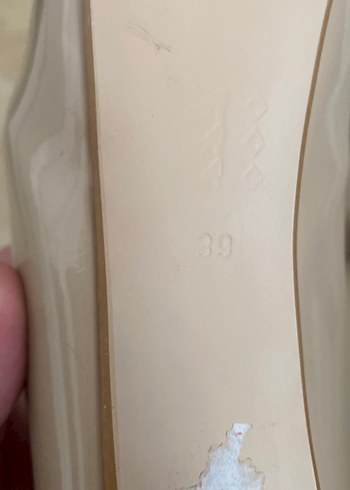 Bej Platform Topuklu Kadın Stiletto - Görsel 5