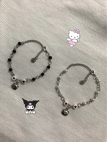 American Vintage Hello Kitty Kuromi Bff Bileklik