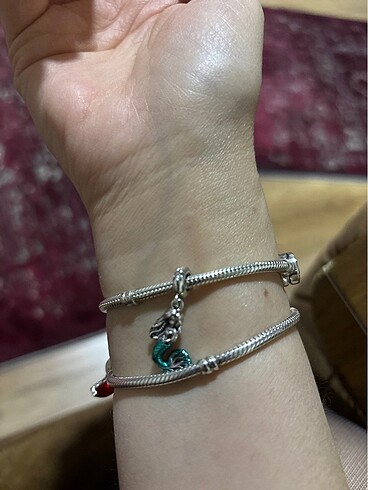Disney the little Mermaid sallantılı Charm Pandora
