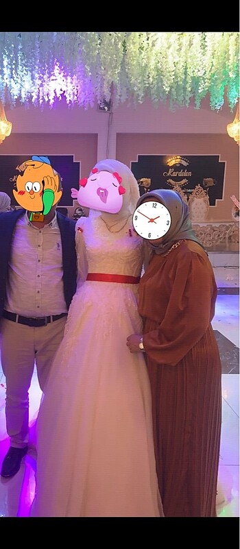 40 Beden turuncu Renk Trendyol modest tesettür abiye