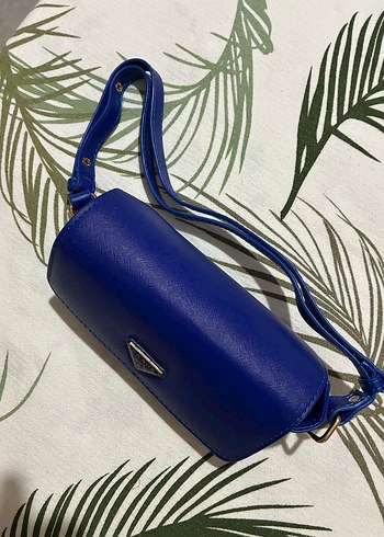 Prada Mavi Prada Kadın Deri Çanta