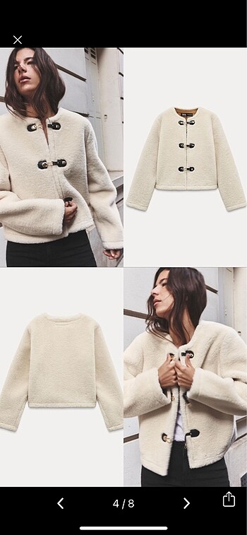 Zara Zara çift yüzlü ceket