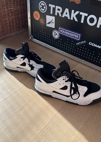 Beyaz Gri Bağcıklı Kadın Spor Ayakkabı - Görsel 4