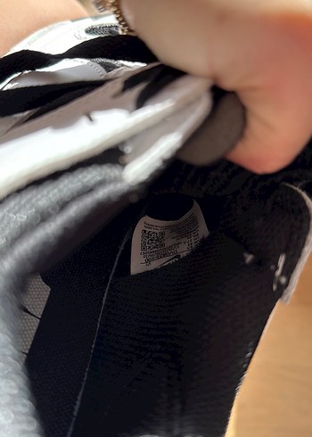 Beyaz Gri Bağcıklı Kadın Spor Ayakkabı - Görsel 6