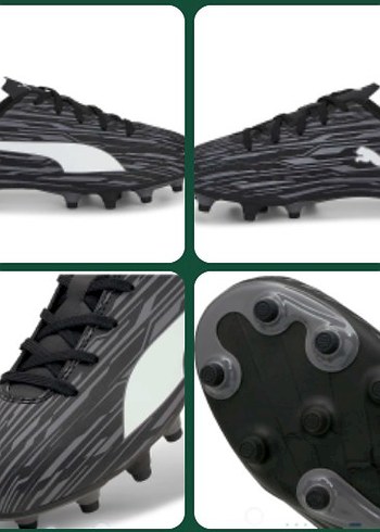 Puma Puma Siyah Baskılı Futbol Kramponu 38.5 numara kutulu