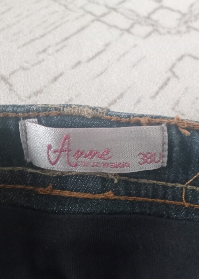 Hamile pantolonu 38U beden kot pantolon  - Görsel 2