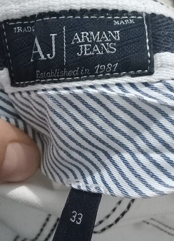 Armani jeans beyaz kot pantolon sıfır ayarında hiç bir sıkıntısı - Görsel 9