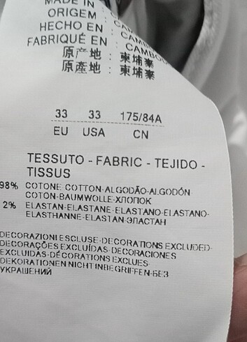 Armani jeans beyaz kot pantolon sıfır ayarında hiç bir sıkıntısı - Görsel 11