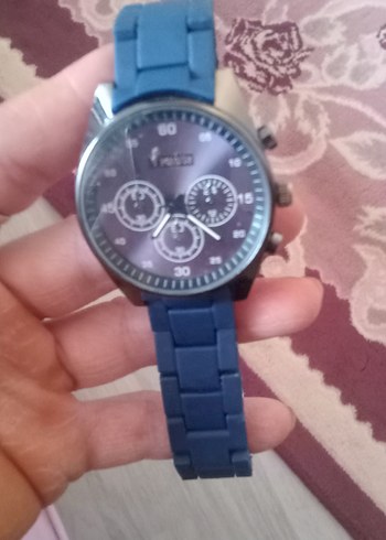 polo55 dekoratif kadran silikon kordon unisex kol saati çok az k - Görsel 6