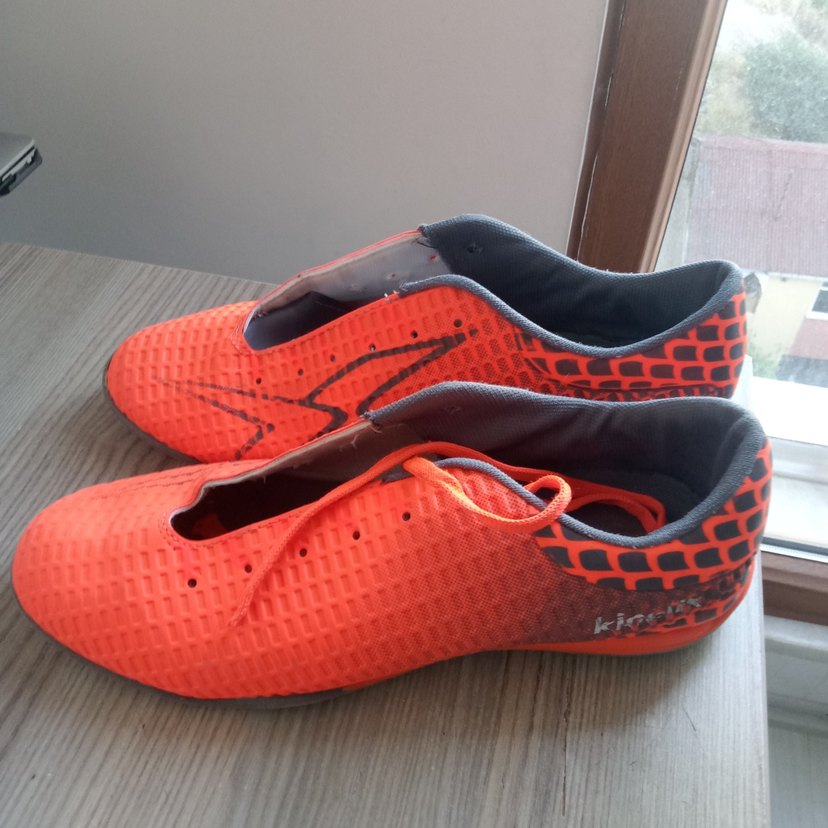 Turuncu Erkek Futbol Ayakkabısı Velcro - Görsel 2
