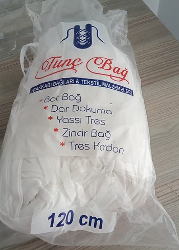 Beyaz Ayakkabı Bağcığı - Görsel 3