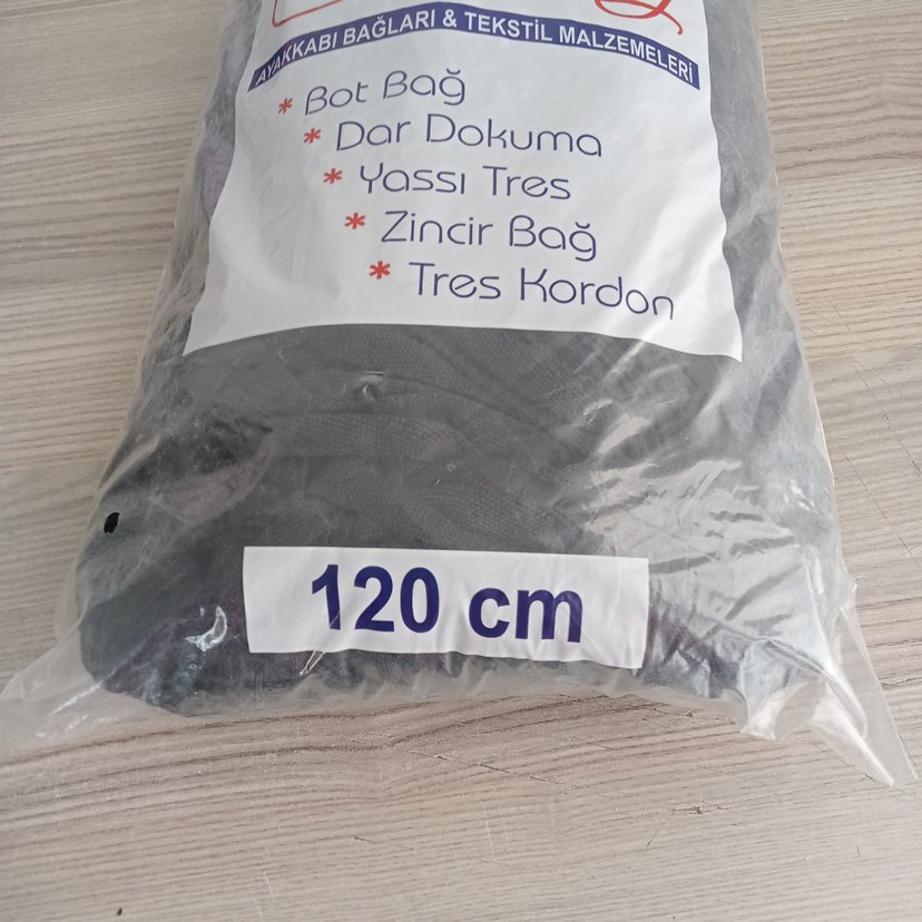 Nuri.Siyah Spor Ayakkabı Bağcığı - Görsel 2