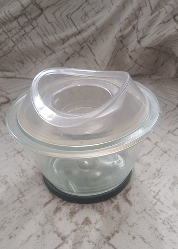 Bej ve Gri Şeffaf Tabak Seti - Görsel 2