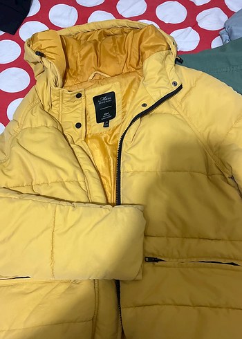 Mavi Jeans Sarı Fermuarlı Kadın Kışlık Mont