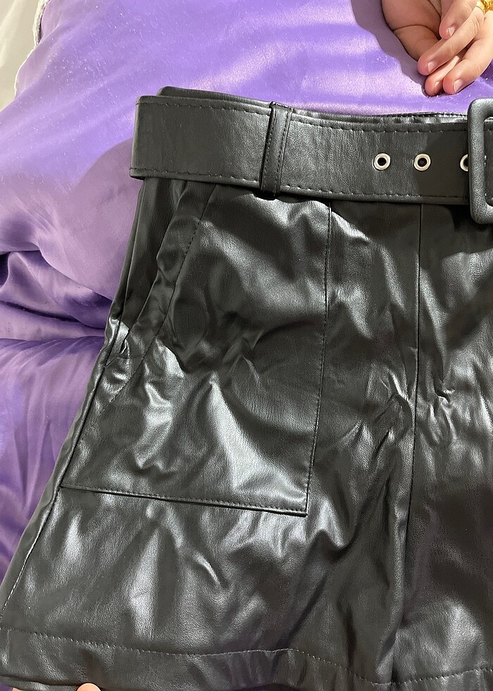 Deri şort - Görsel 2