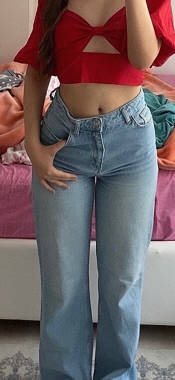 36 Beden mavi Renk Jean pantolon