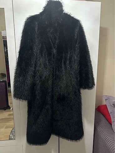 l Beden siyah Renk Siyah luxury kürk