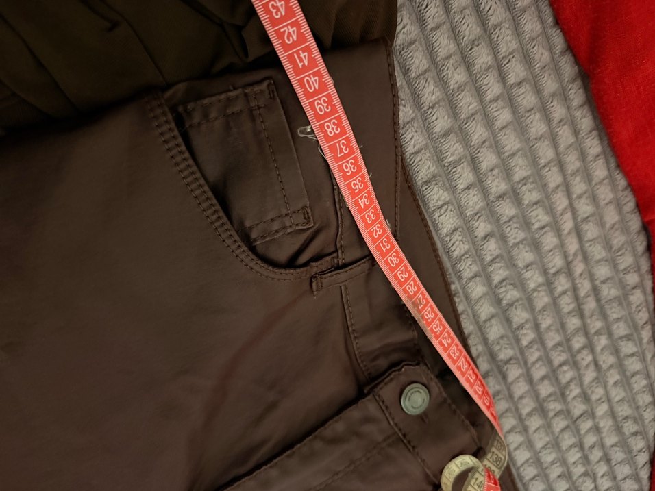 Bordo Deri mumlu Kadın Pantolon - Görsel 4