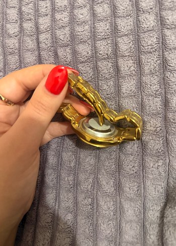 Parlak Altın Kadın Saat Taşlı rolex - Görsel 3