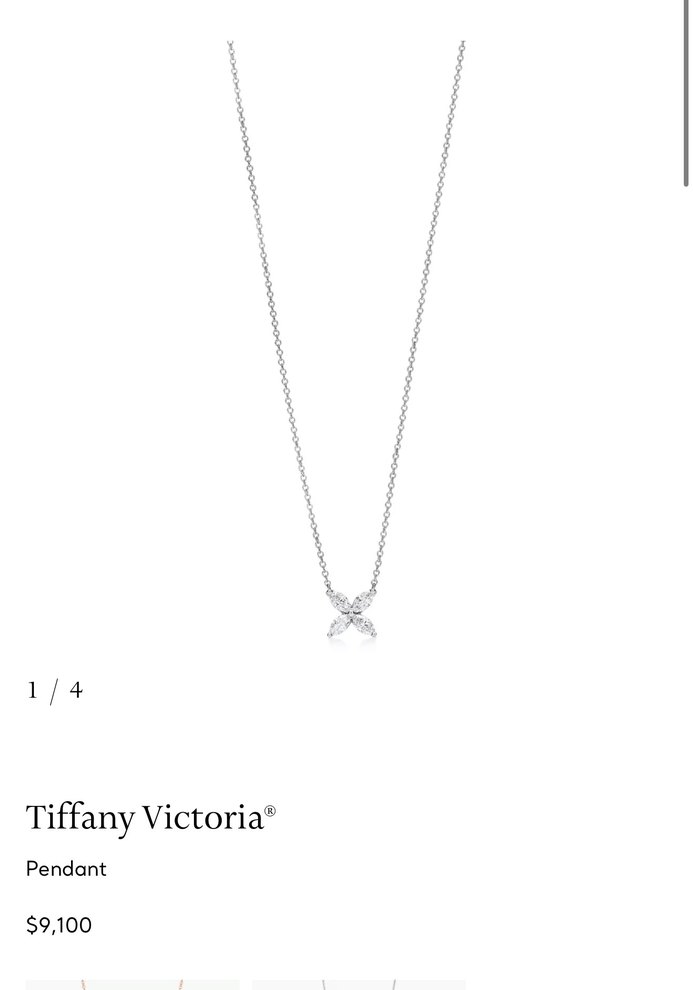 Anka Markiz 14 Ayar Beyaz Altın Kadın Pırlanta Kolye - Görsel 2