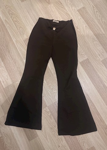 Kahverengi kumaş Pantolon - Görsel 5