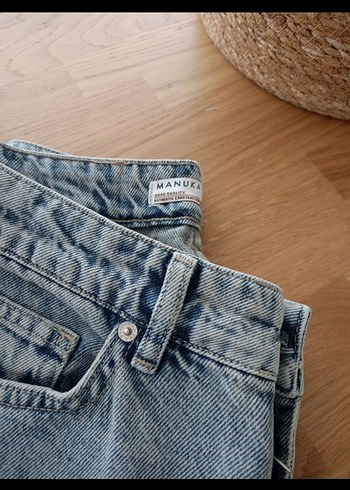Gri Midi Boy Regular Fit Kadın Jean - Görsel 5