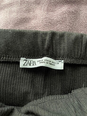 Zara Mini etek esnek rahat kalıp