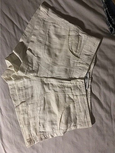bershka mini keten şort